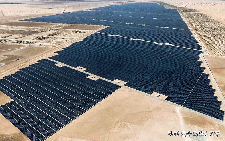 中东光伏发电中国企业中标,中国大型风电光伏项目