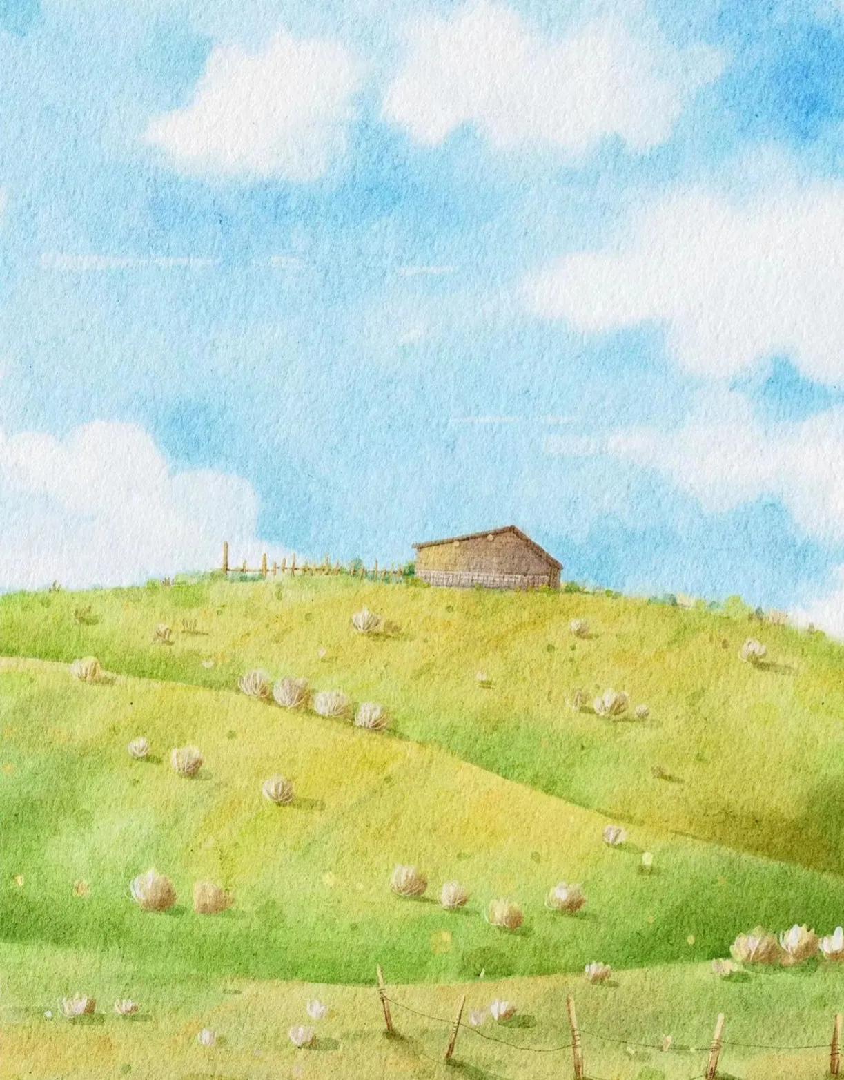 一组极具个人风格的插画,一组很有意境的插画