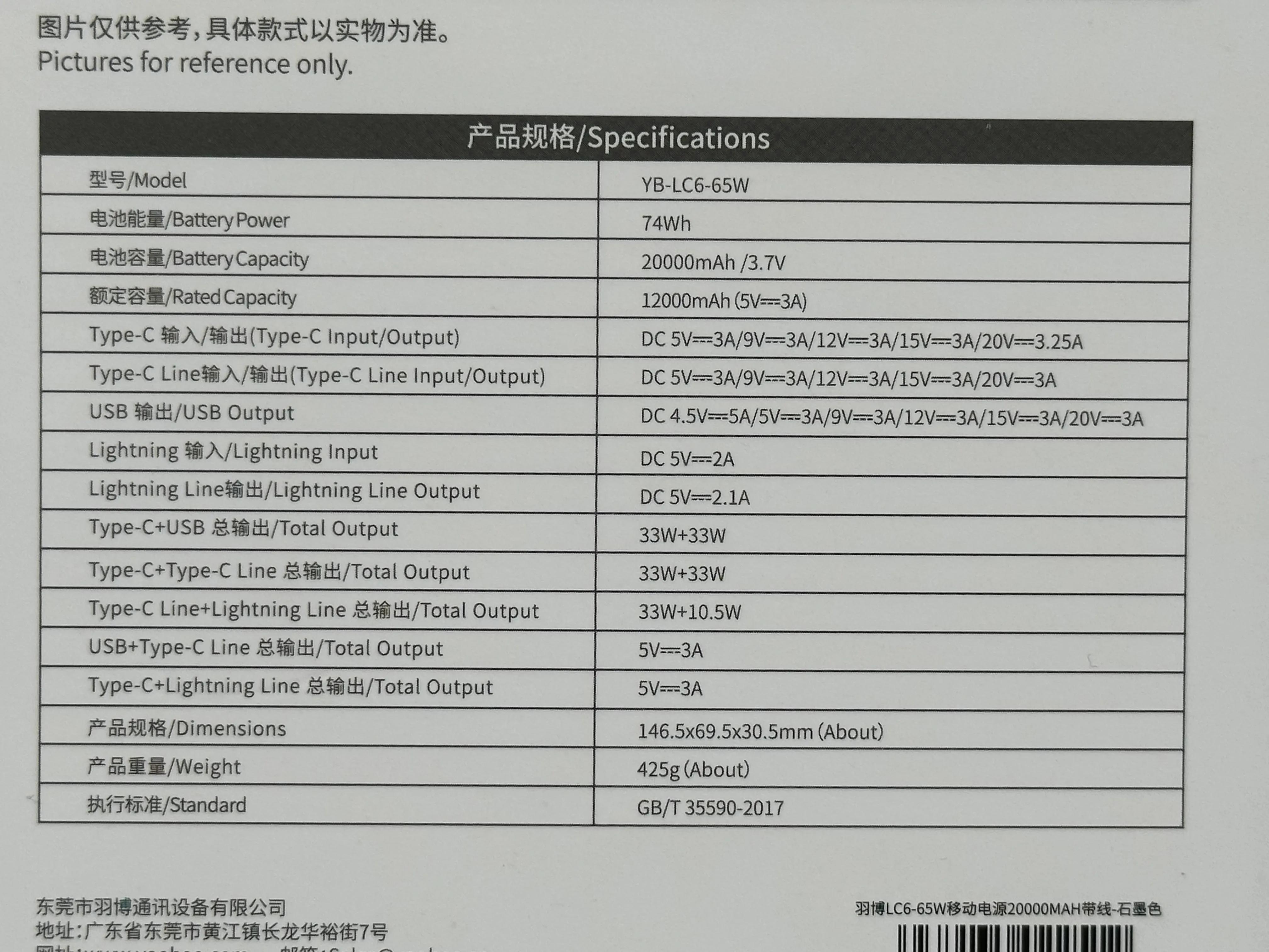 羽博充电器30w评测,羽博大容量移动电源