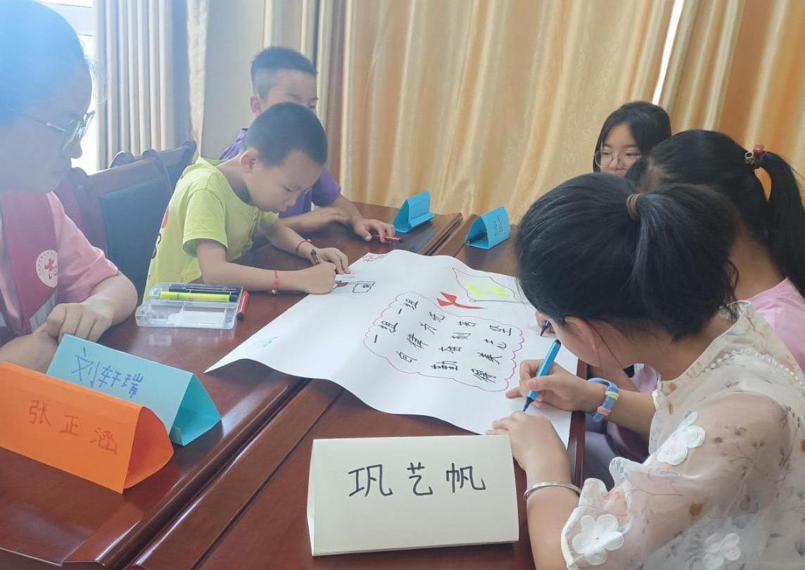 兰州新区祥和景苑社区“益”童计划暑期心灵探索营第一期——《石头汤》幸福密码探寻