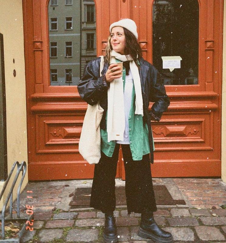 165120斤微胖女生穿搭冬季博主,微胖型身材穿搭博主