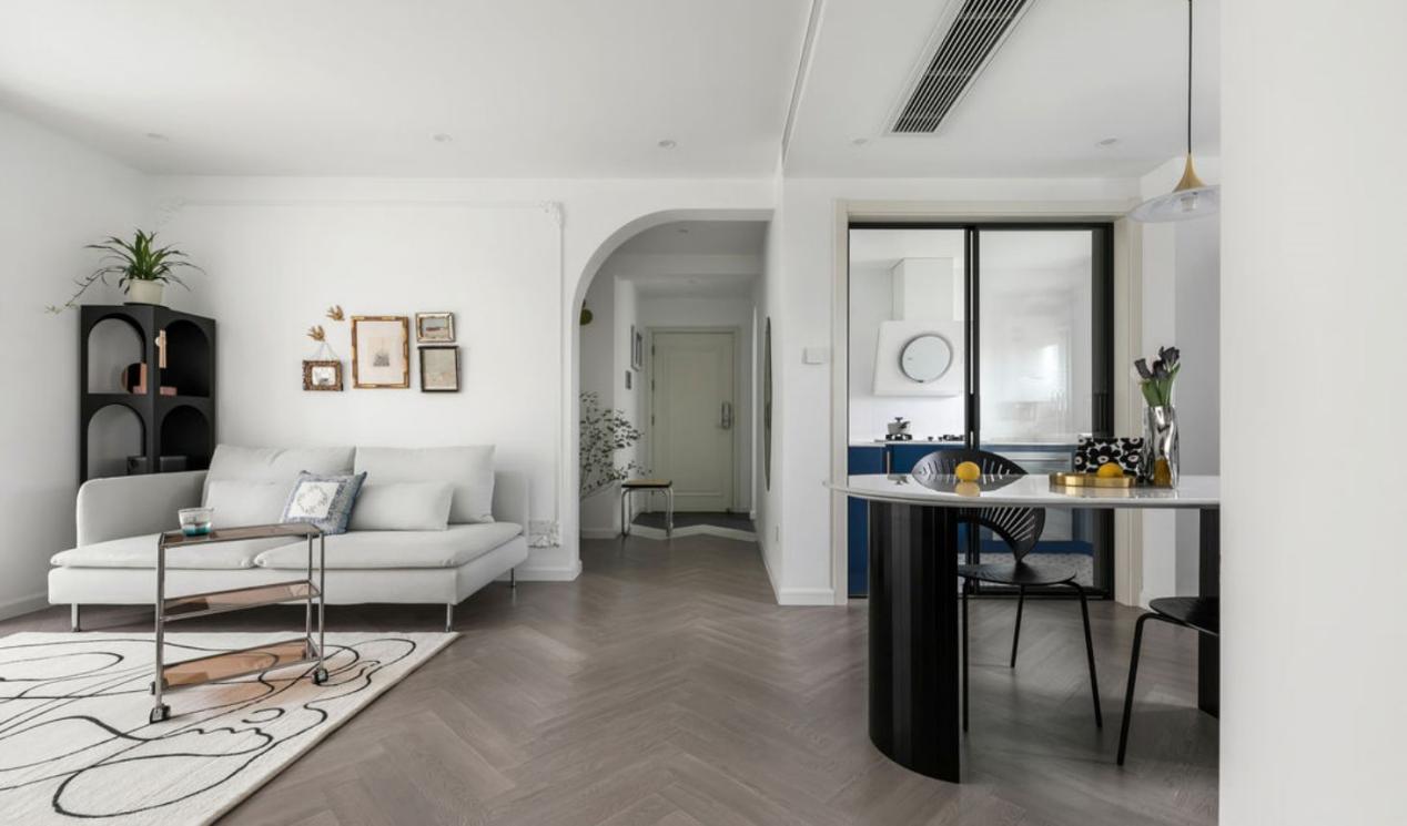 法式简约型公寓,优雅法式公寓设计