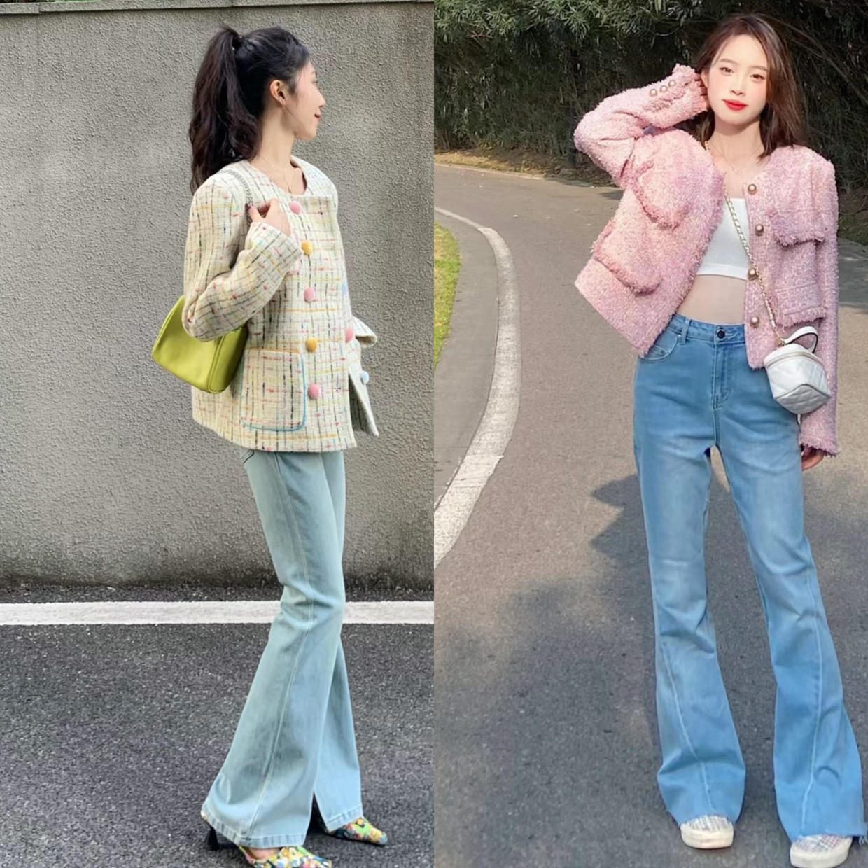 这才是当下最流行的女装,春季最新版哈伦裤穿搭