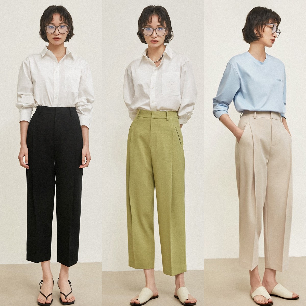 小个子穿搭秋冬9分裤,小个子穿搭技巧八分裤