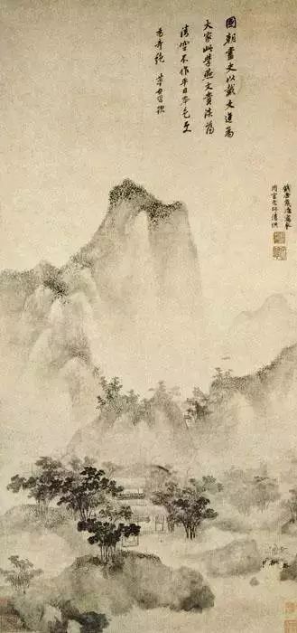 明清高清山水作品欣赏,明代山水名画图片欣赏