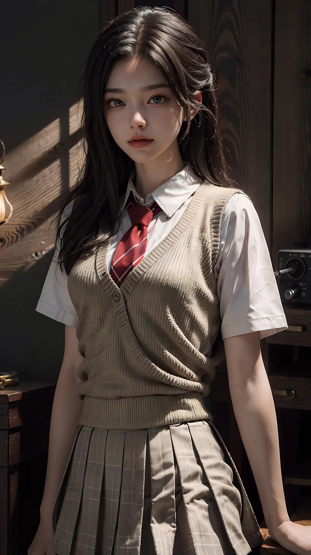 ai绘画校园服装,ai绘画校服美少女