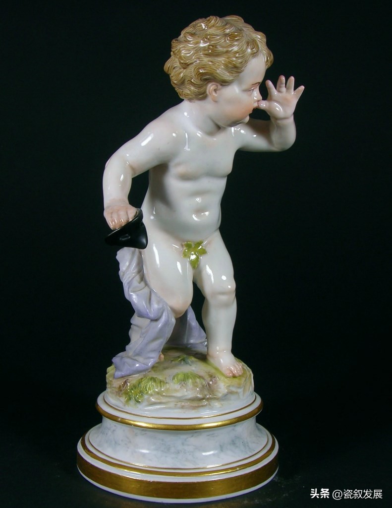欧洲瓷器之祖-梅森Meissen制瓷厂-爱神丘比特“爱”主题瓷塑（1）