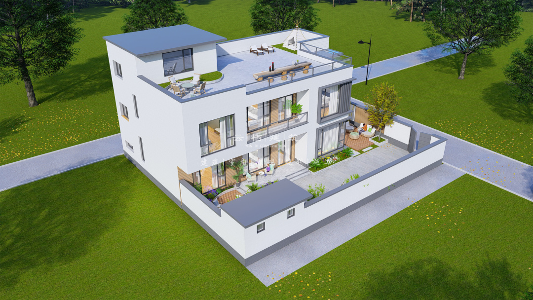 北京二层现代别墅设计,北京二层别墅设计推荐