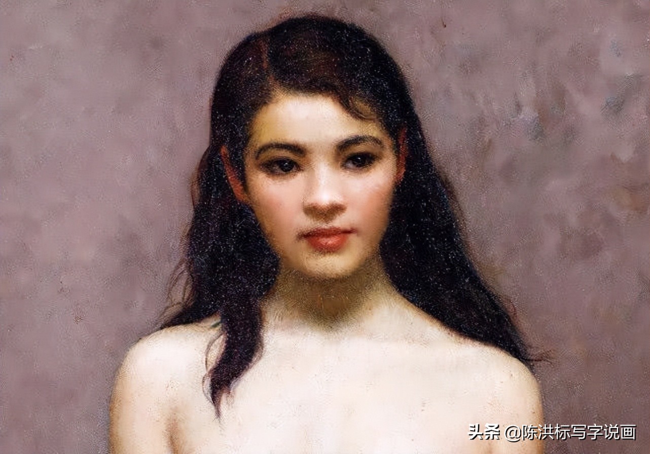 靳尚谊肖像画江山,靳尚谊女性画图片