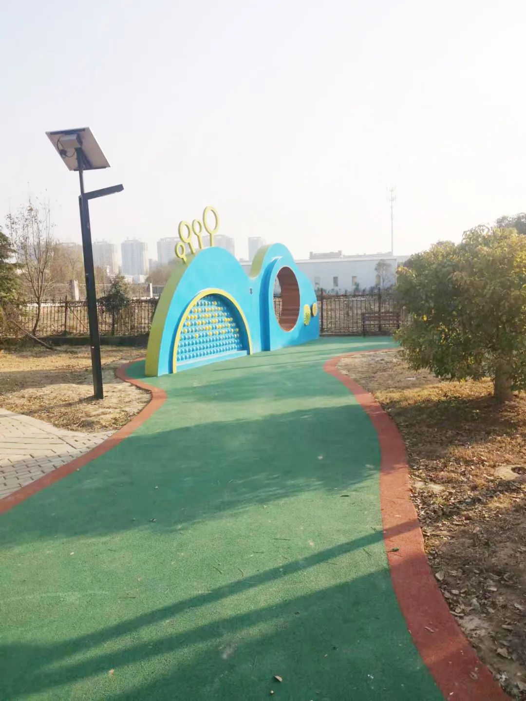 淮安樱花园健身步道,淮安免费健身馆