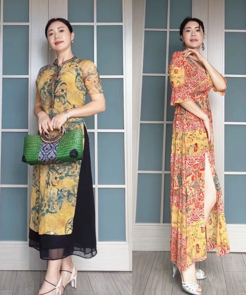 时尚穿搭风格40岁到50岁博主,50岁博主的穿搭减龄洋气又端庄