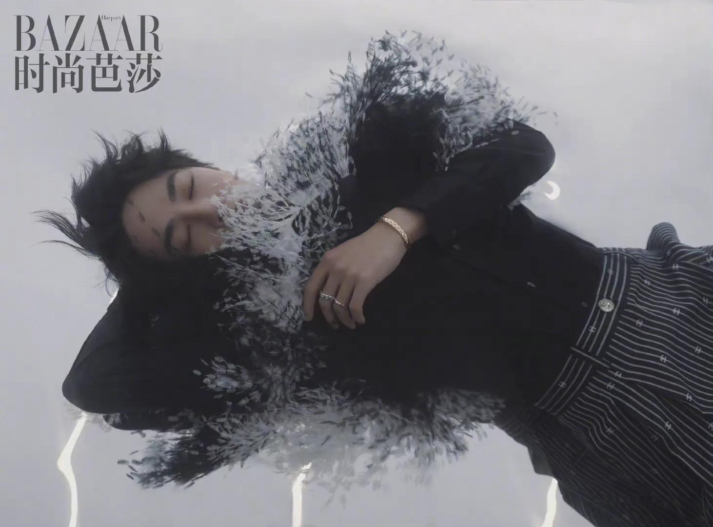 时尚芭莎肖战和谁拍过,时尚芭莎肖战年度盛典照片