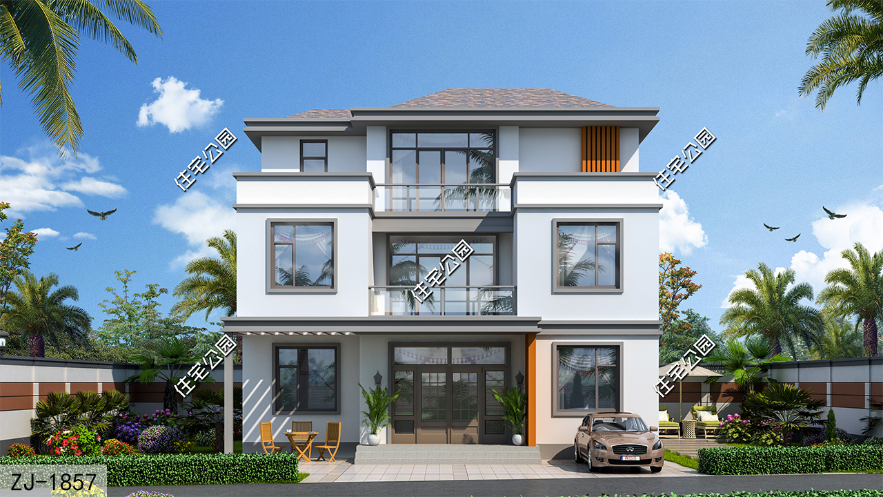 建120平方的房子怎样设计好看,占地170平方房子怎样设计