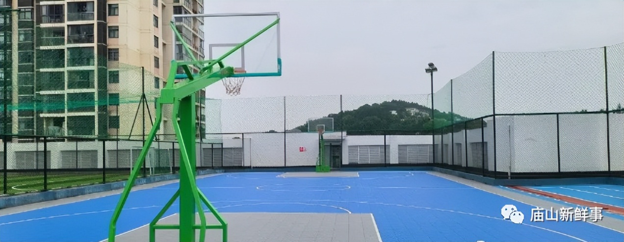 江夏庙山这两大商业体的楼顶，建起了体育运动场馆