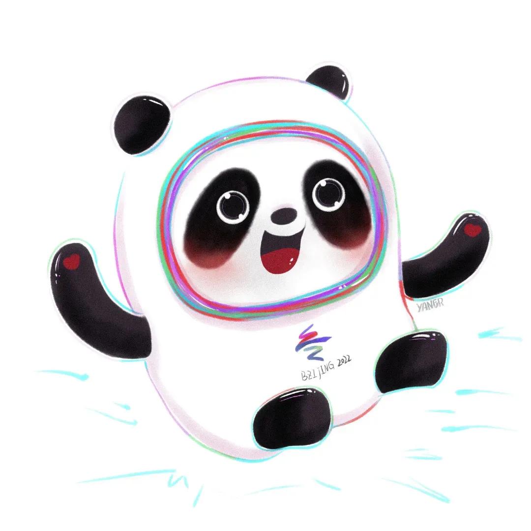 冰墩墩和雪容融头像框,冰墩墩和雪容融头像壁纸系列图片