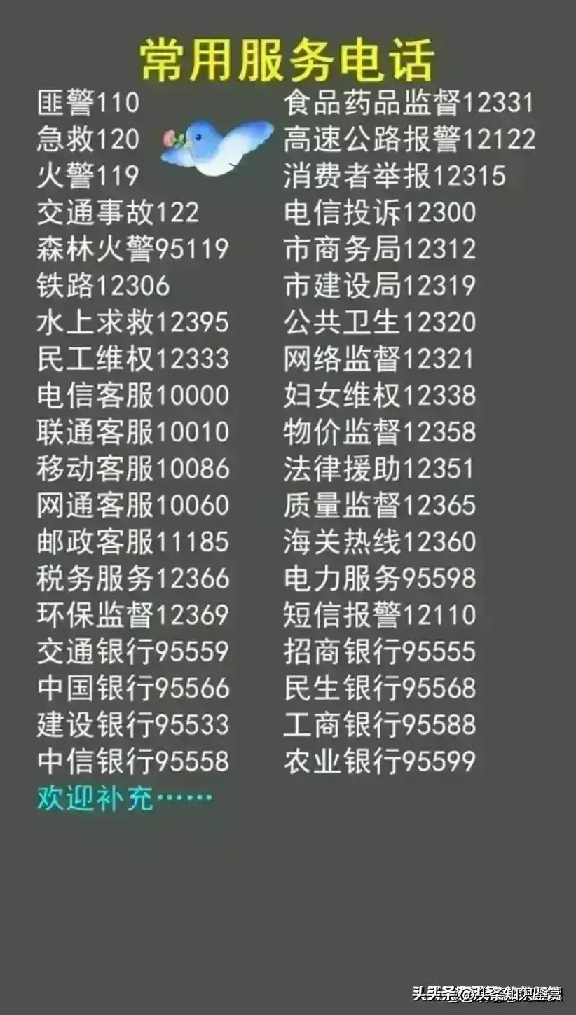 6个可以查所有的网站，无权无势千万要记住这39个电话