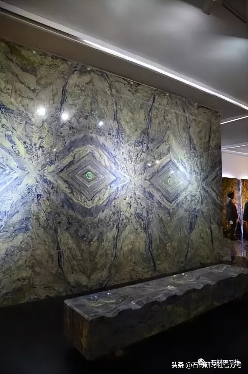 高端大气上档次低调奢华石材,石材蓝色经典