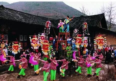 中国传统非遗文化灯笼,中国春节灯笼元素