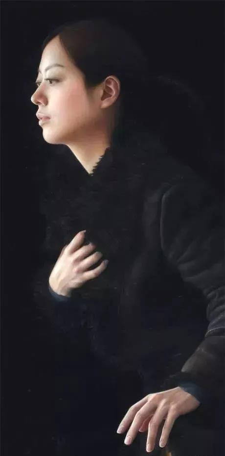 厚重写实的人物油画作品,超写实人物油画艺术作品欣赏