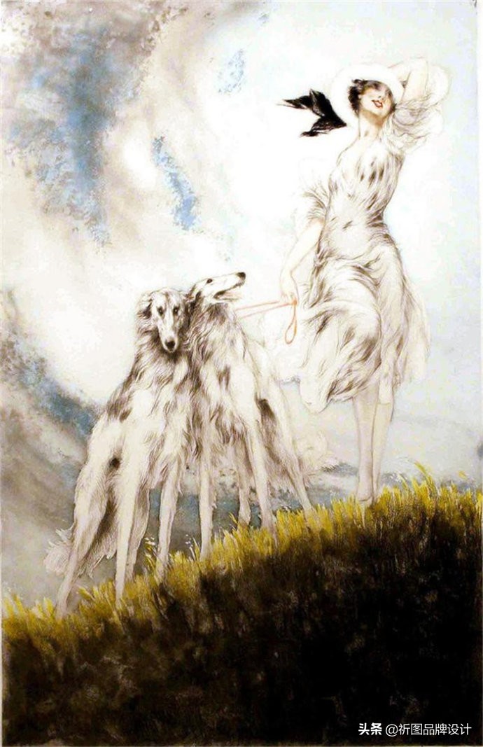 因为路边金发女郎而改变一生的油画家，他的人体油画定格18岁妻子