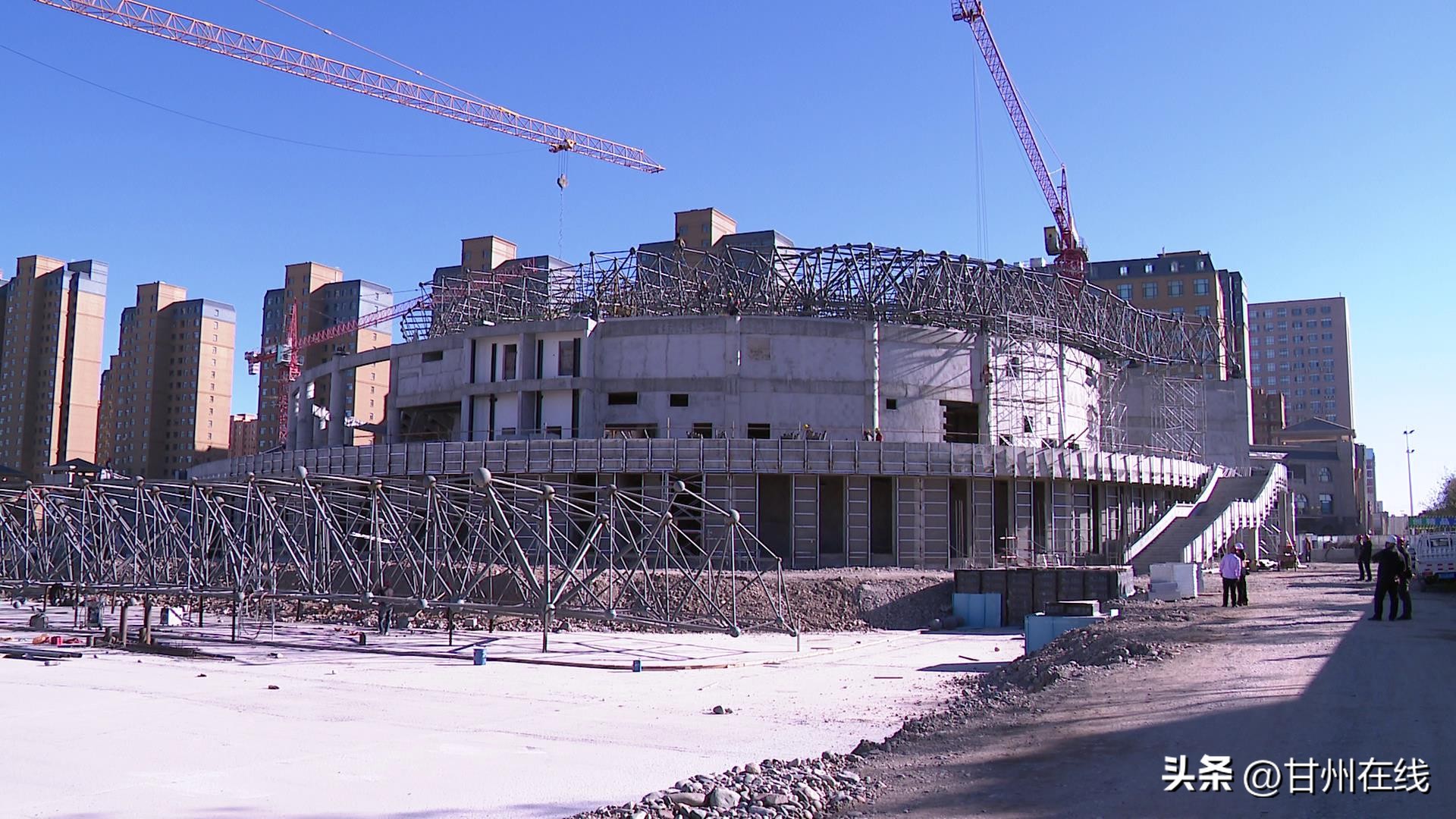 张掖奥体中心效果图,张掖奥体中心项目简介