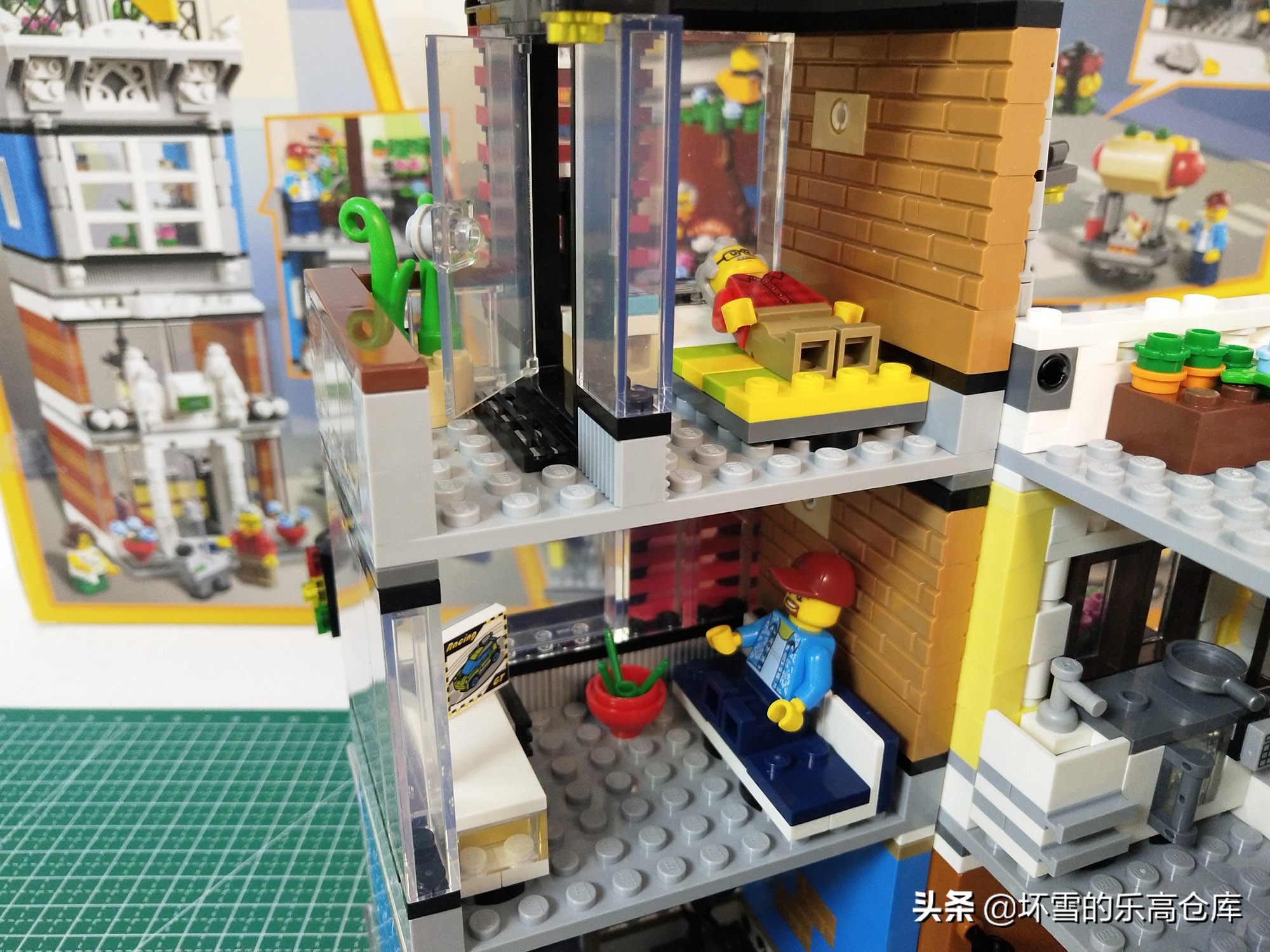 又大又炫酷的城市乐高,乐高创意百变街