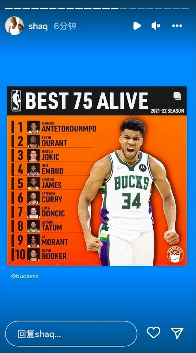 库里75大巨星第几名,库里75大巨星排名第几