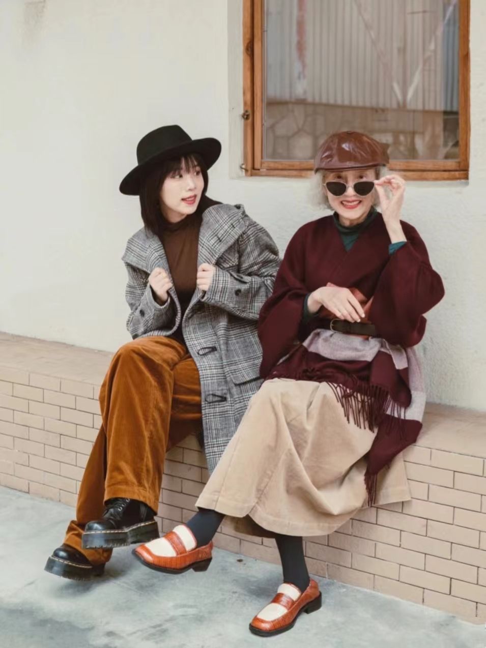 冬裙子里面的打底裤怎么搭配,裙裤开春这样穿清新又有质感