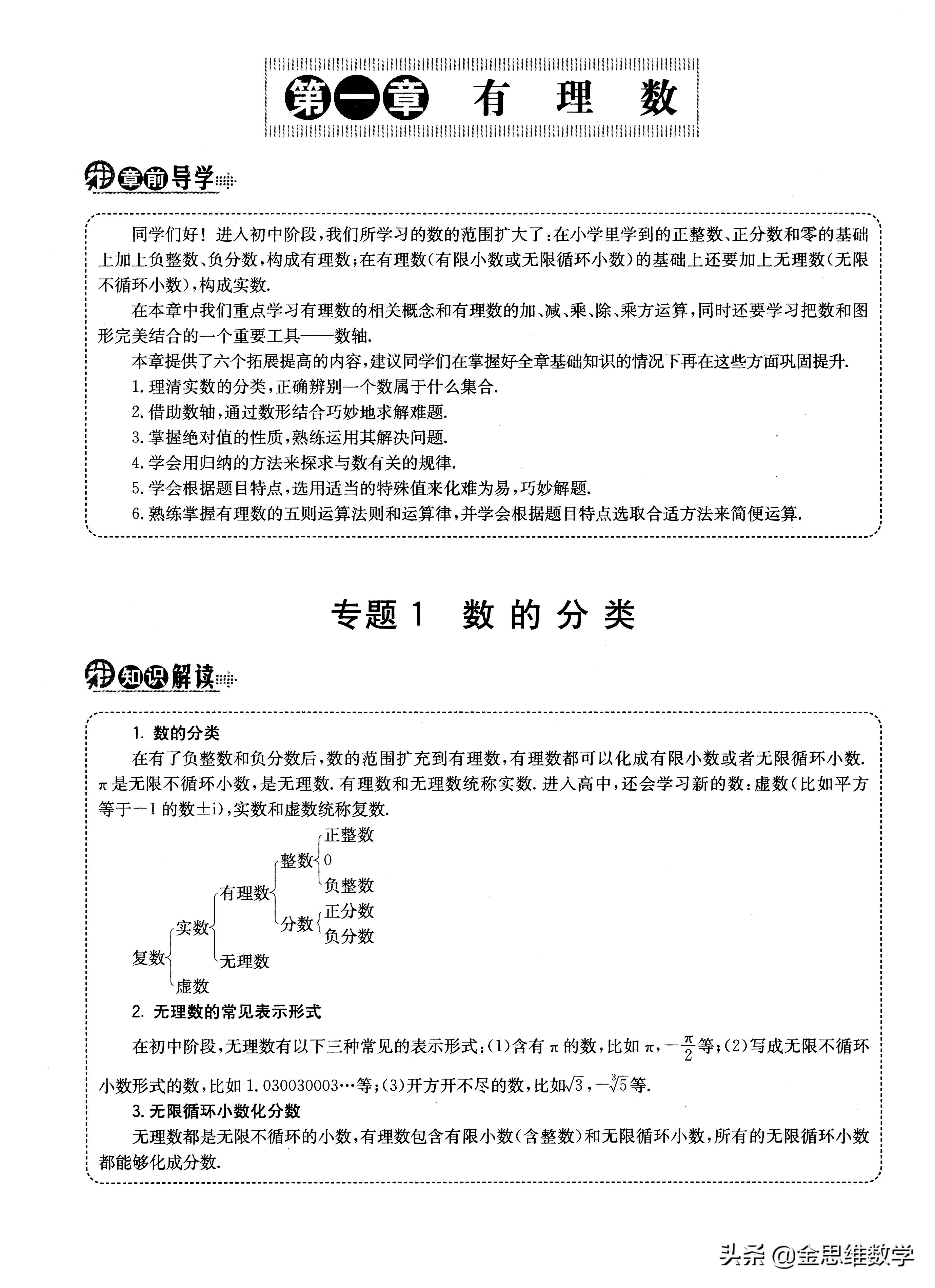 七年级有理数培优题讲解,初一数学有理数培优课程讲解