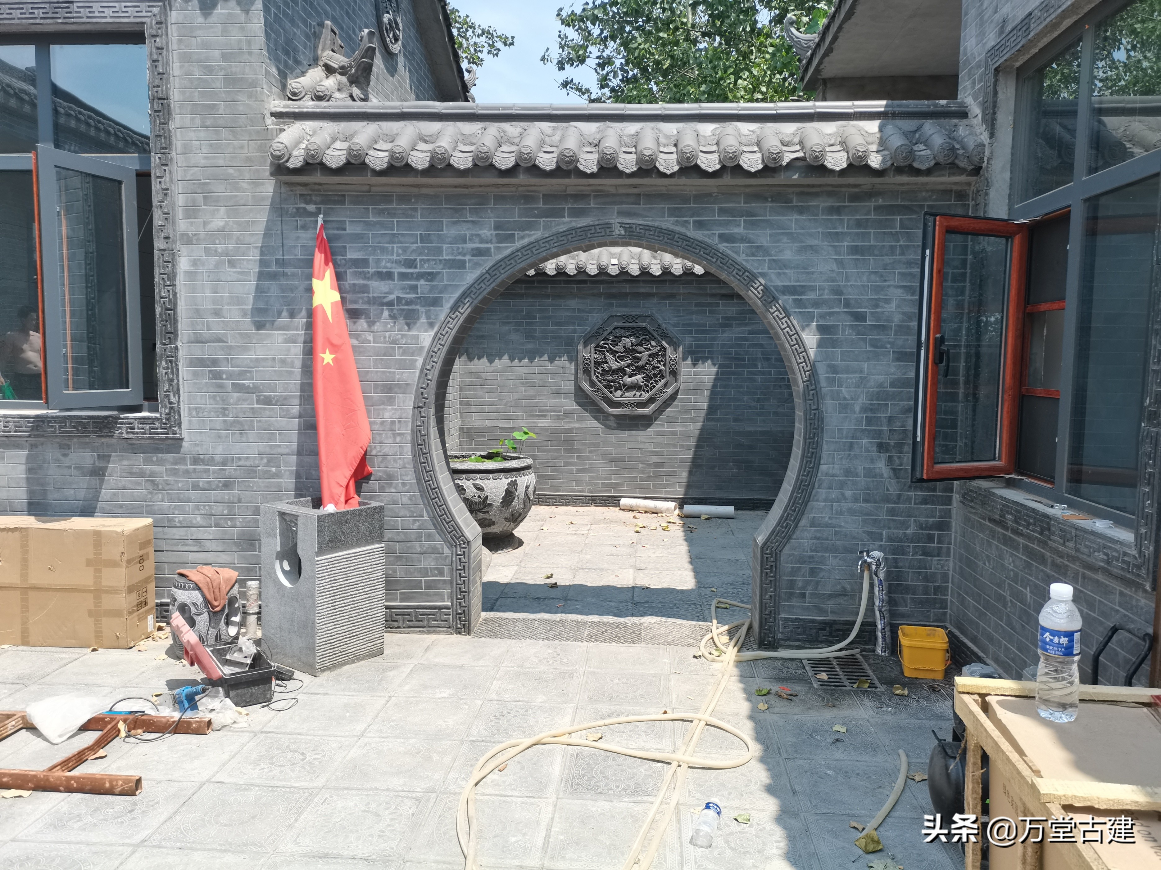 给自己乡下的房子造一座民宿庭院,回归乡下建一座小院