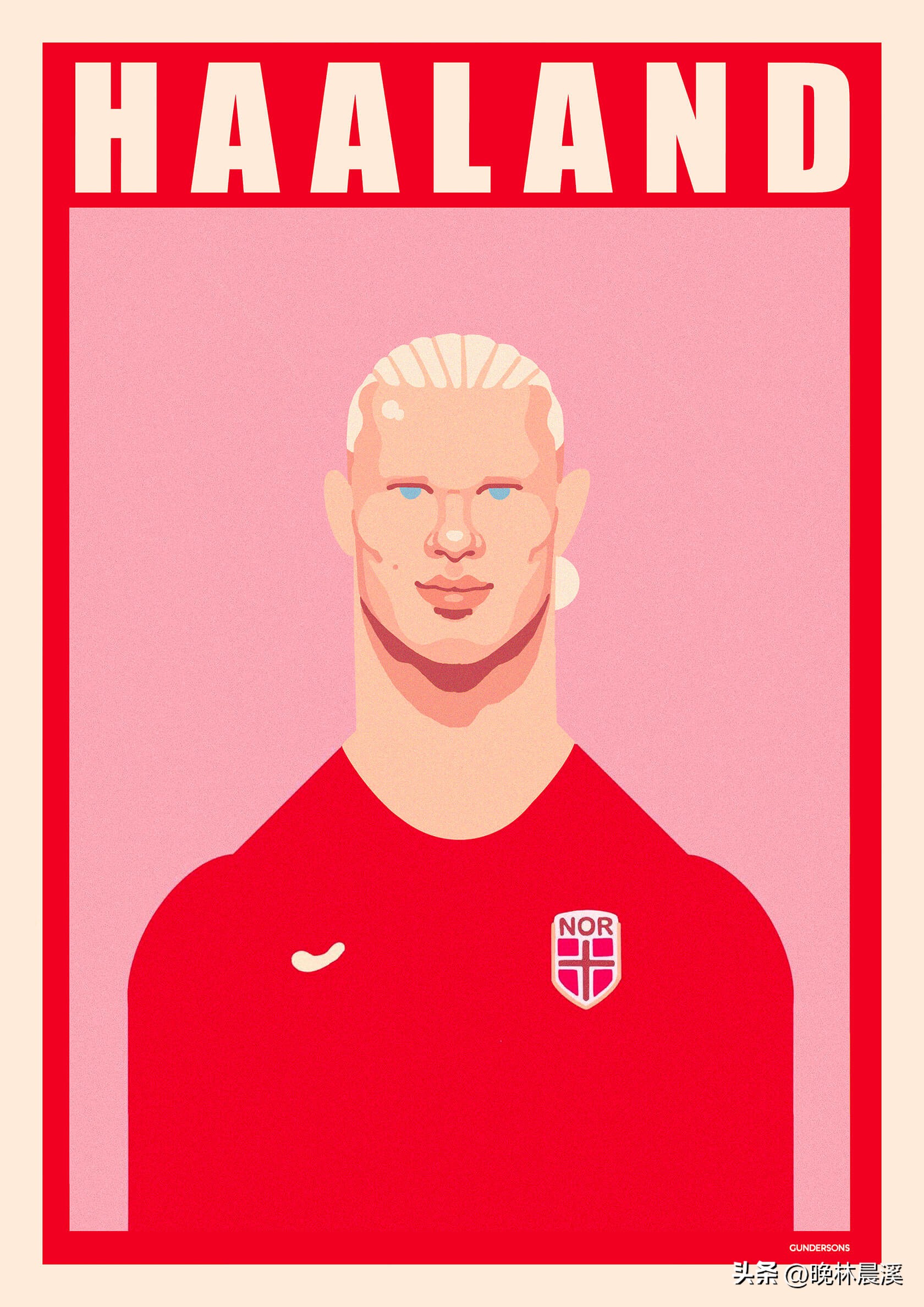 Gundersons的足球插图