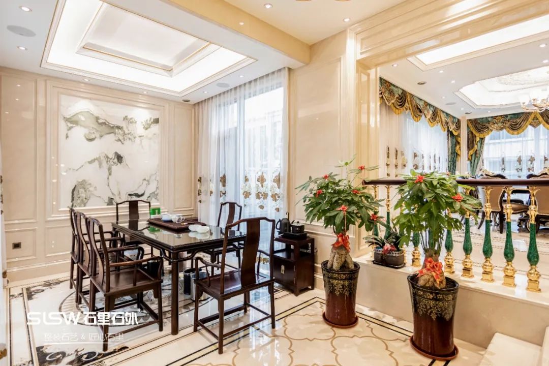 别墅欧式风格大理石装修报价 (人造大理石别墅欧式装修)