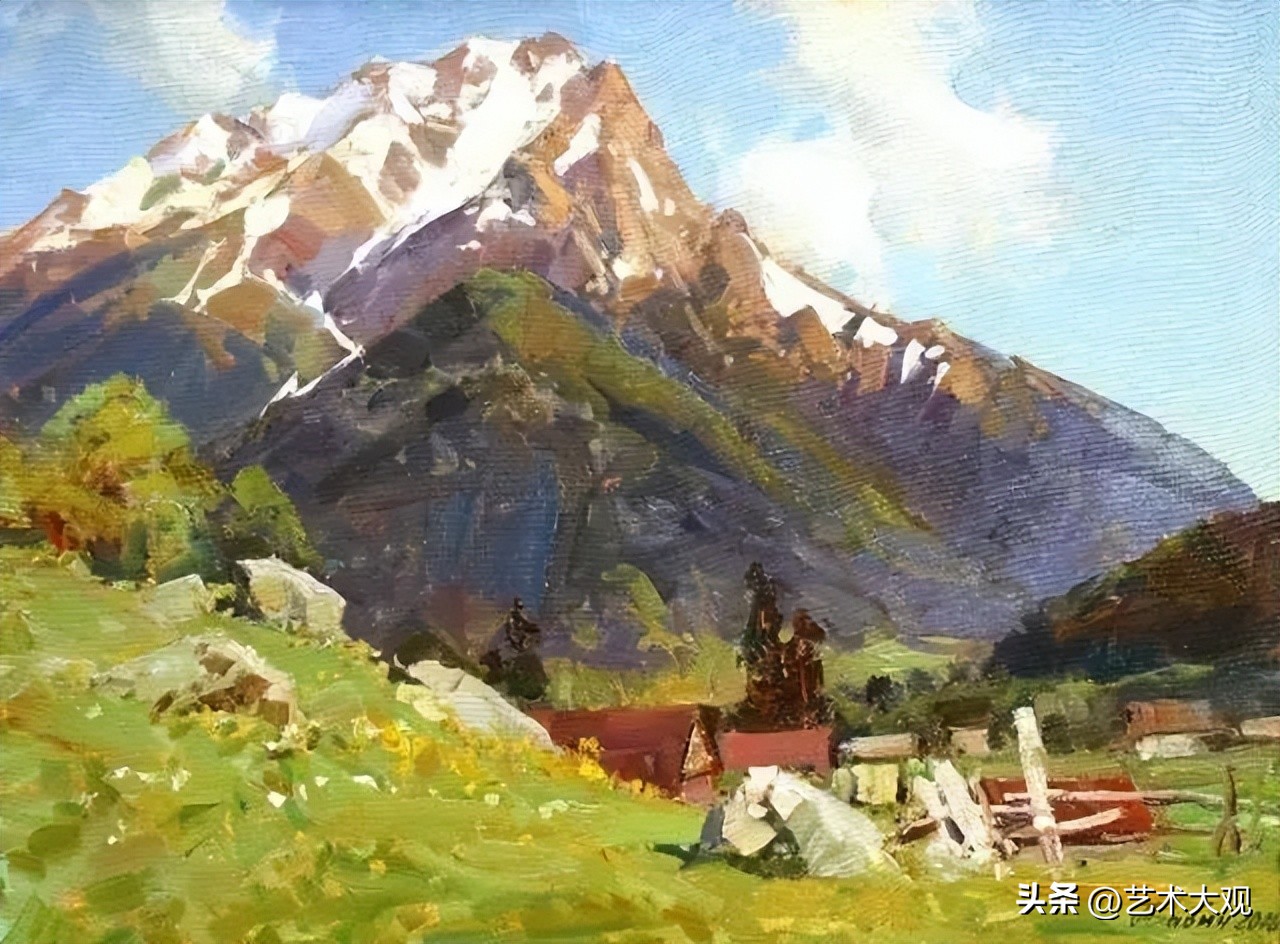 俄罗斯亚历山大巴比奇油画视频,亚历山大巴比奇写生视频全集