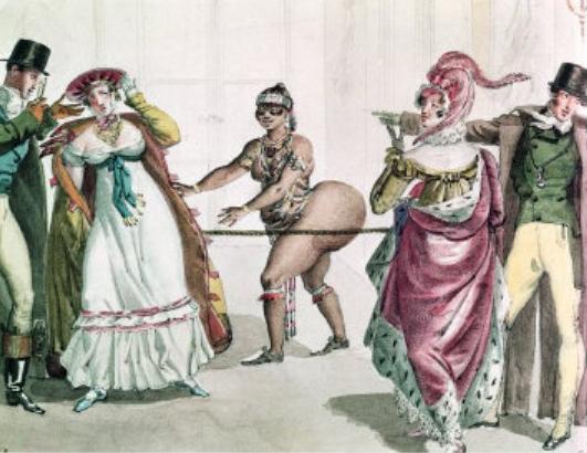 南非女孩巴特曼:因巨臀被白人骗到欧洲做展览,死后200年间成标本