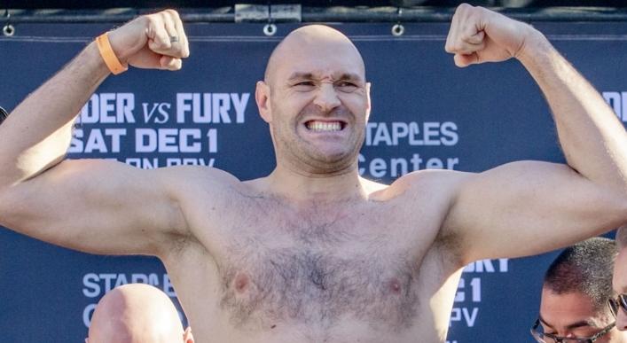 推广人赫恩维尔德富里,最新比赛泰森富里