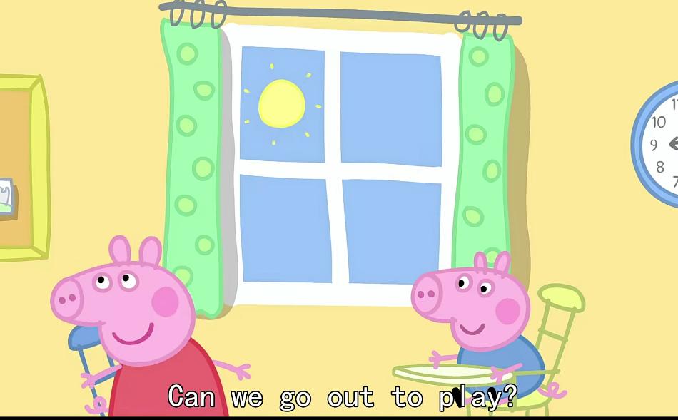 英文版的小猪佩奇语法,小猪佩奇重点讲解