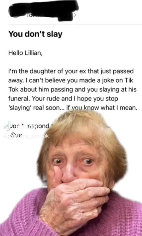 国外老太太参加前男友葬礼 (外国老太太参加前任葬礼)