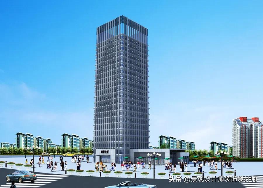 写字楼外观设计图大全,写字楼设计外观效果图