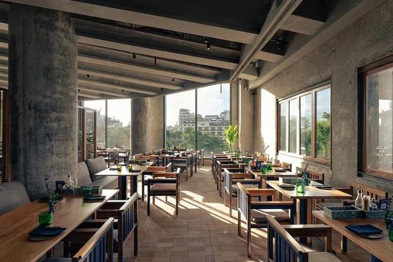 新型餐馆造型设计,创意餐馆设计效果图