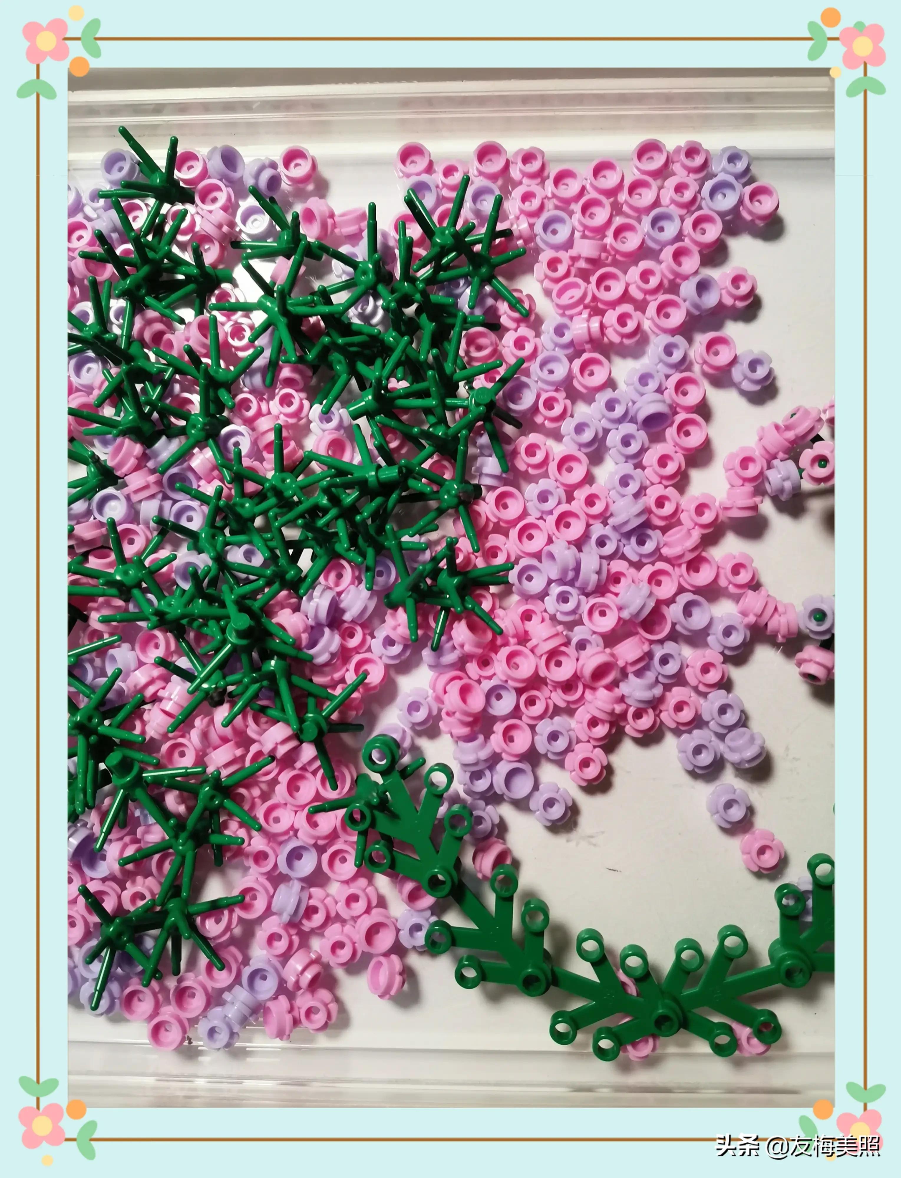 拼图积木：迪士尼城堡（7830）的拼图过程之八（拼花完成）