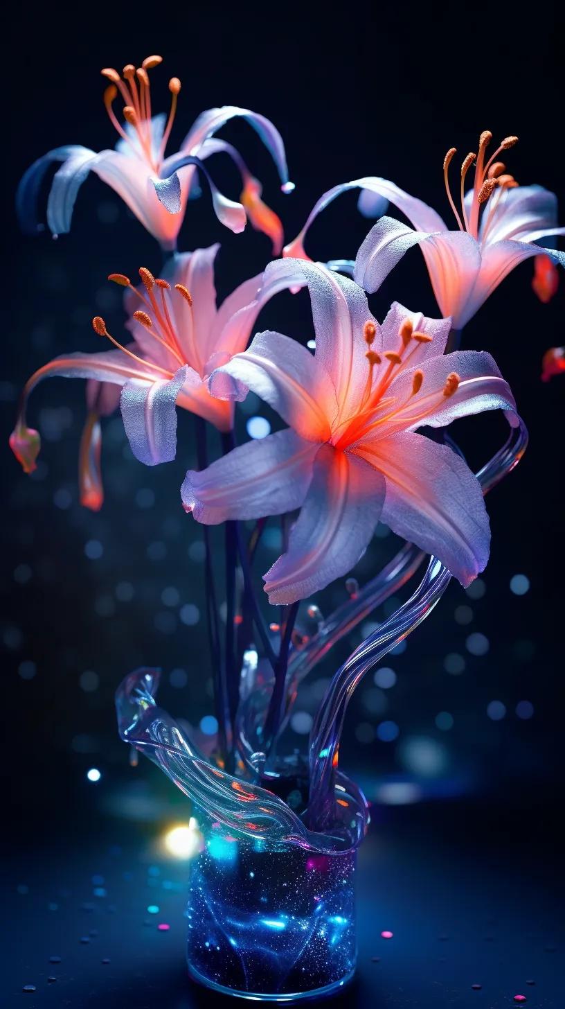 ai绘画紫色水晶玫瑰,ai绘画有层次感的花朵