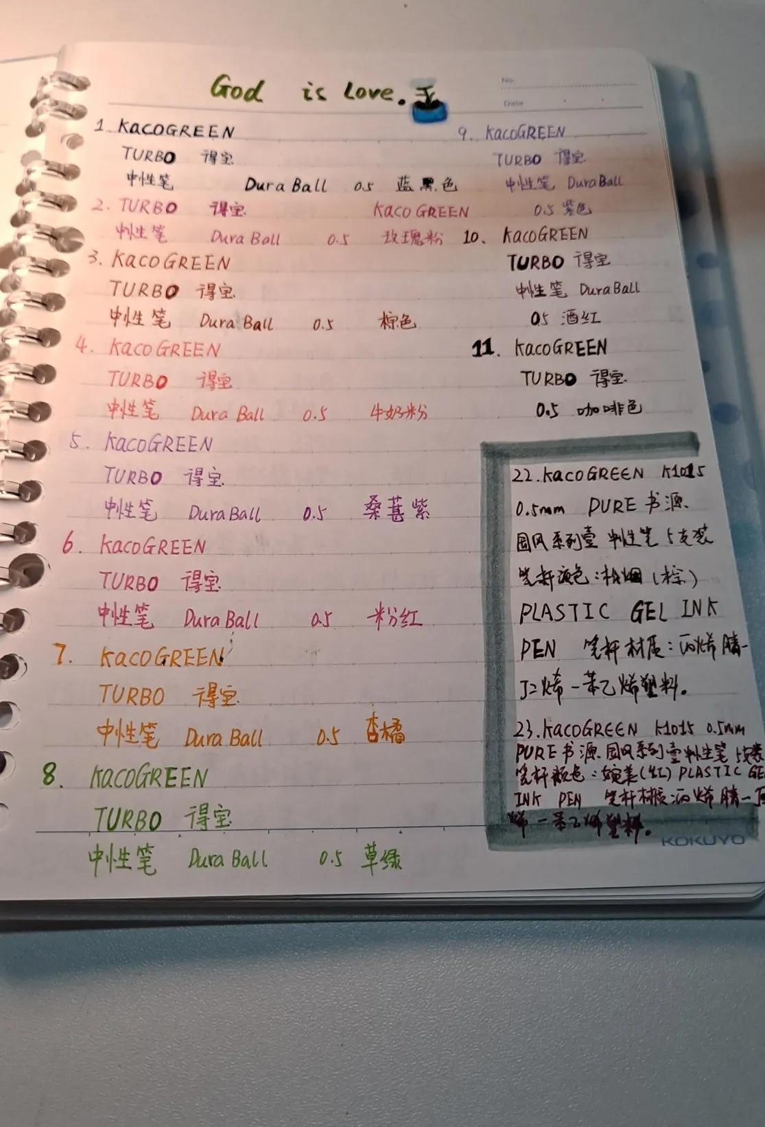 分享自己喜欢的生活用品,分享文具店购买的手账用品