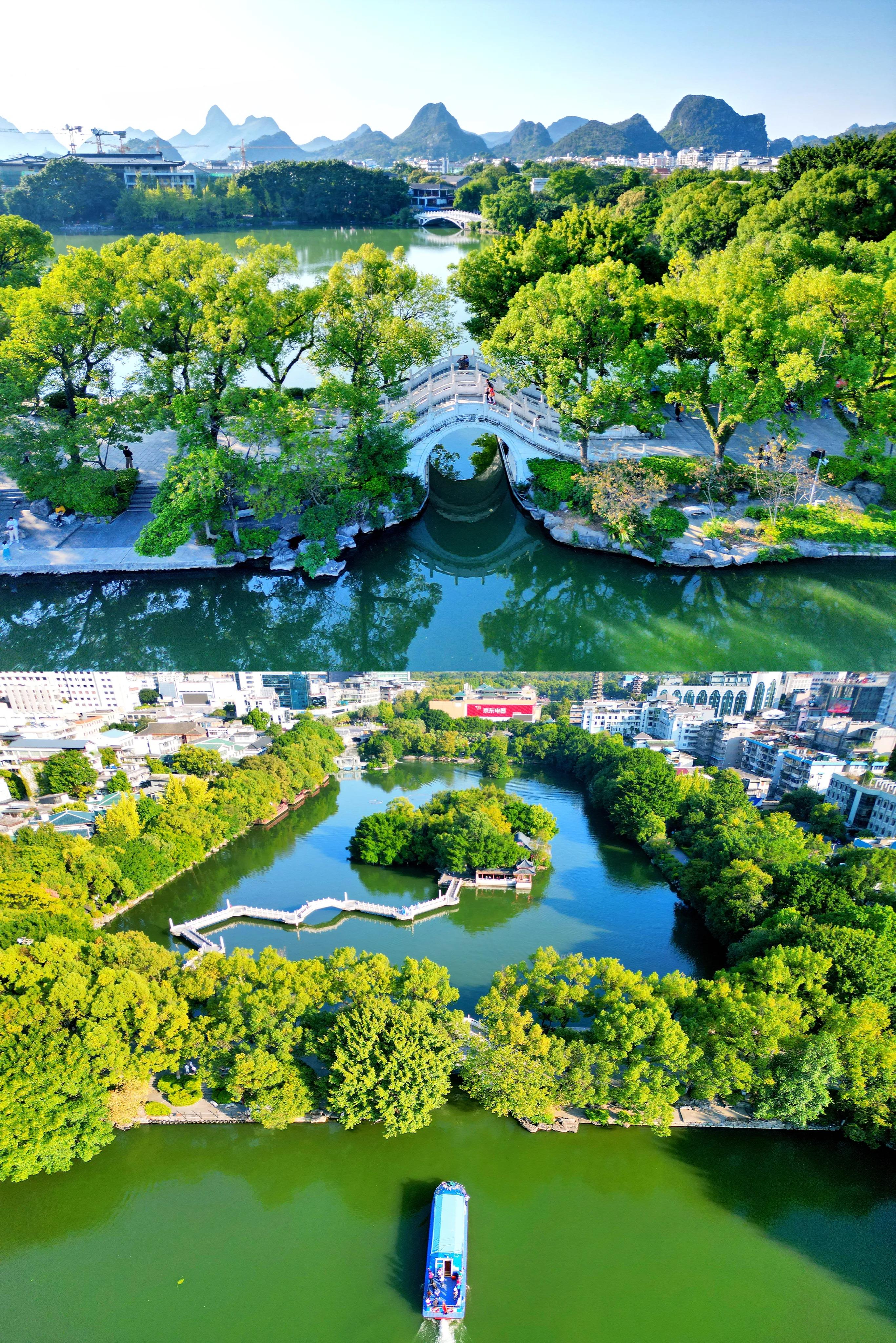 桂林榕湖之旅,春天桂林榕湖旅游攻略