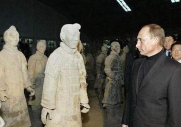 莫迪参观兵马俑视频,莫迪看兵马俑视频