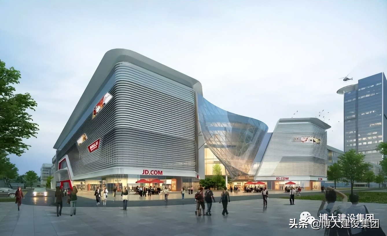 再次牵手京东，深圳博大建设集团中标江苏宿迁京东智慧城装饰工程