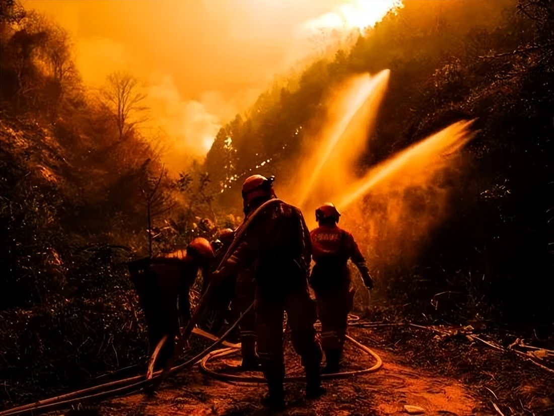 10秒，我的兄弟在火场牺牲……踩着战友搭成的人梯送他下山，我们想好了遗言