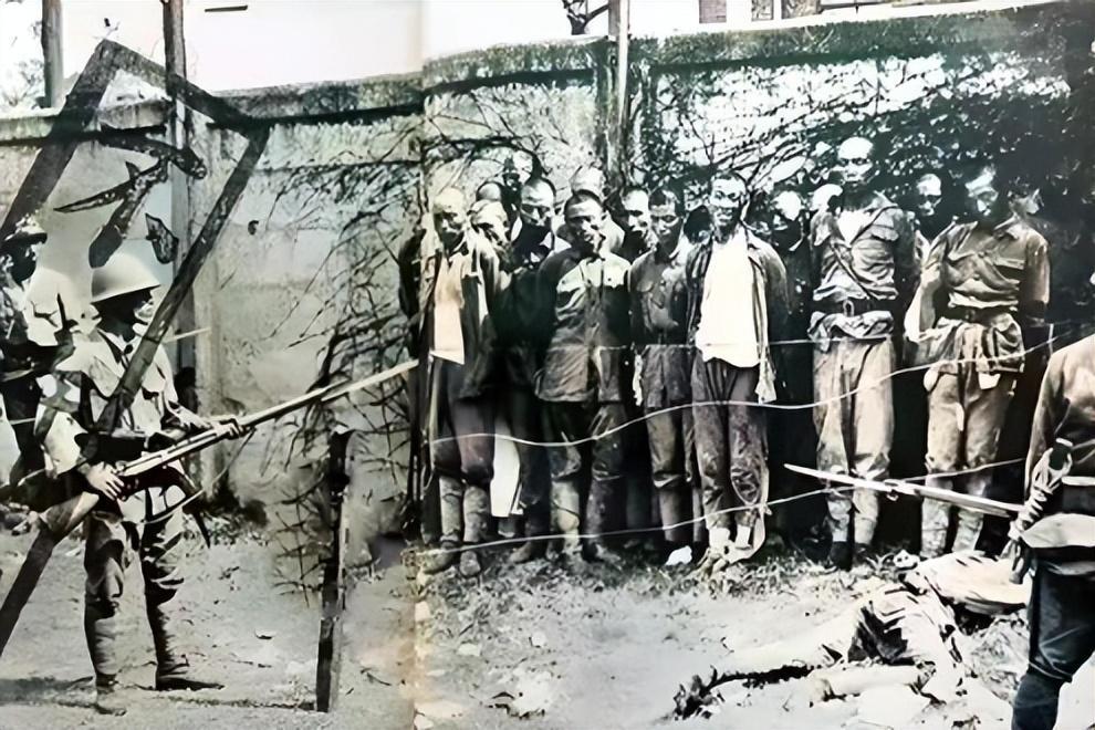 珍贵照片，日军*杀屠**老百姓强奸妇女，用刀剖开肚子，看看多残忍