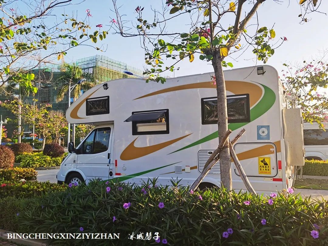海南九所房车露营基地,三轮车自驾游穷游海南