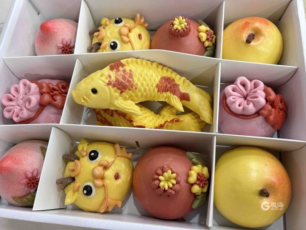 青岛王哥庄寿桃大馒头多少钱一个,王哥庄大寿桃馒头价格表