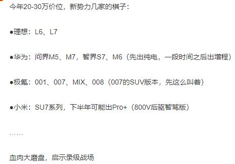 理想l6和小米汽车,小米汽车和理想l6